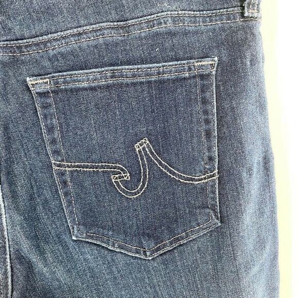 AG Farrah High Rise Skinny Denim Jeans Viscose Blend Blue Tapered 27R - Picture 6 of 10